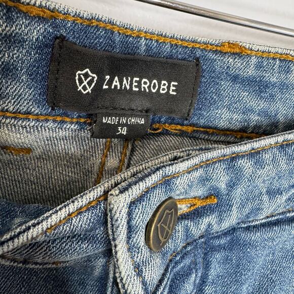 Zanerobe Slingshot Denimo Jogger Pants Tapper Men's 34x34 Stretch Casual - Picture 9 of 11